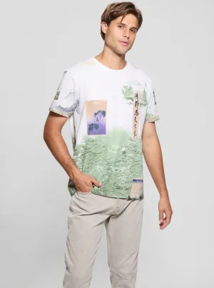 Eco White Pacific Daydream T-Shirt WrinkleResistant