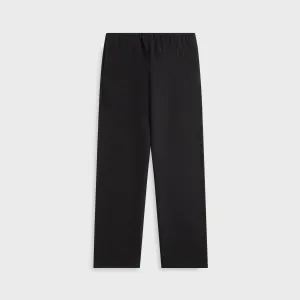 Auralee Smooth Soft BD Sweat Pant - Black Adjustable drawstring