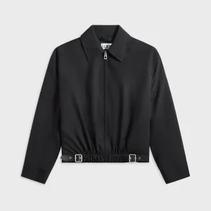 Seamless construction Anti Static Lining Loewe Belted Jacket - Black