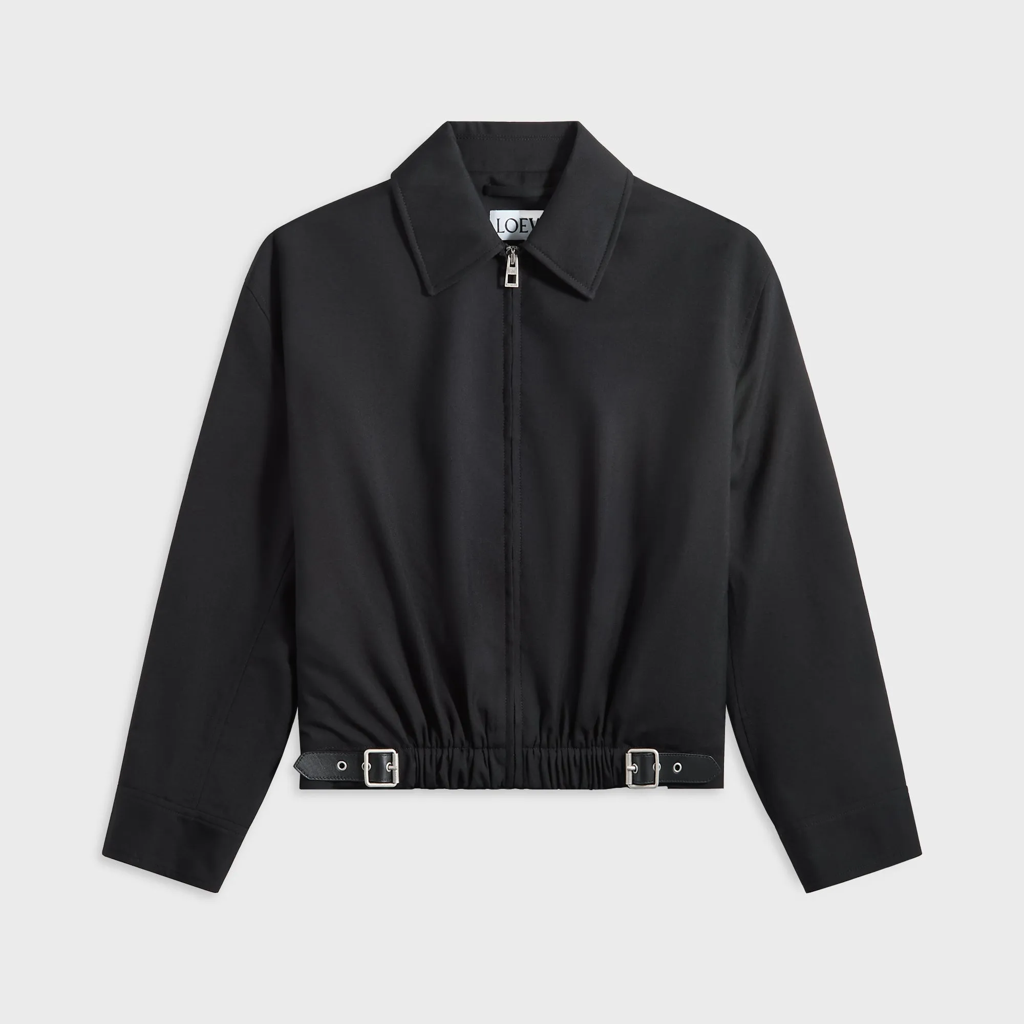 Loewe Belted Jacket - Black Water Resistant Shell