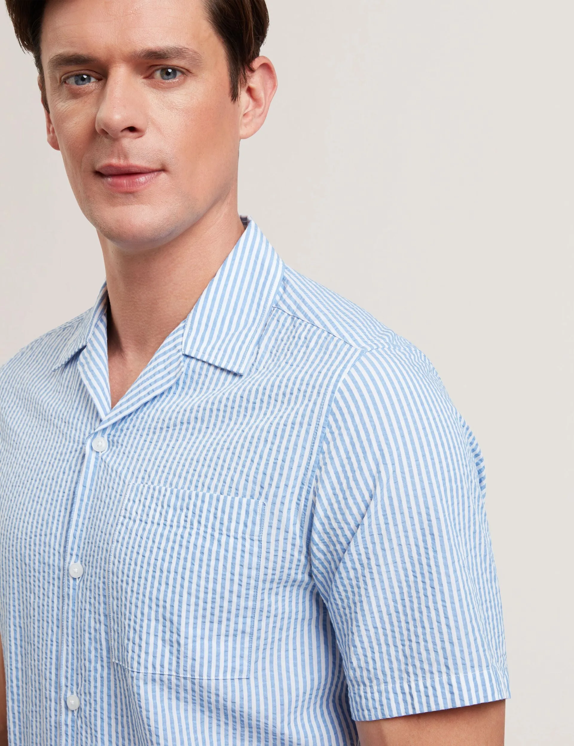 Vibrant Colors crew neck ELLYSON | SKY-BLUE