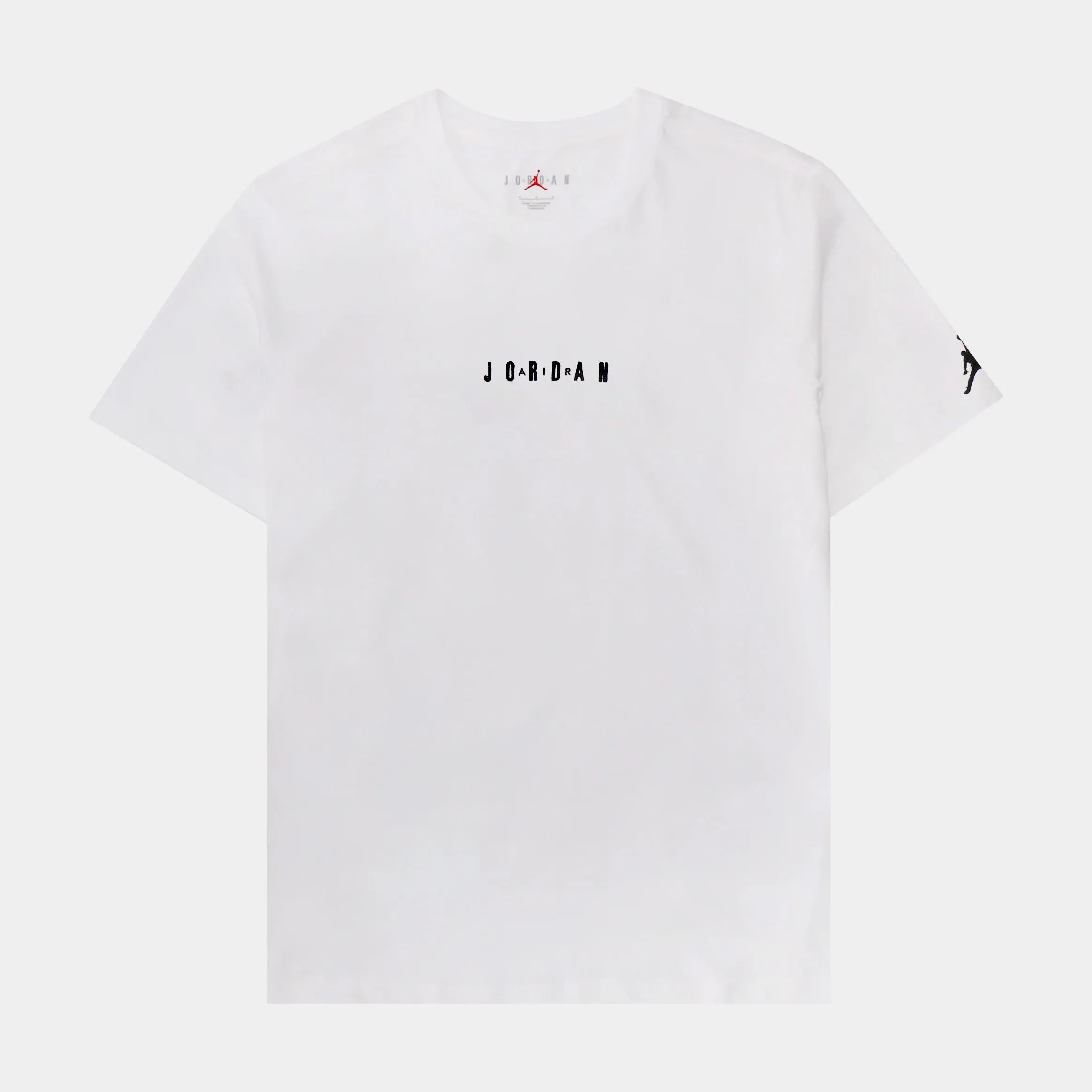EMB Jordan Air Tee Mens Tshirt (White) Ultra Soft Blend Soft and Stylish