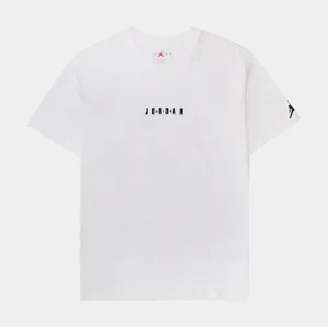 EMB Jordan Air Tee Mens Tshirt (White) Classic Style Trend Garment Dyed Technique