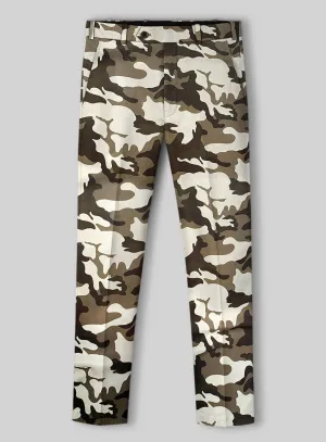 Italian Cotton Montoya Camo Pants ThermalRegulatingLining