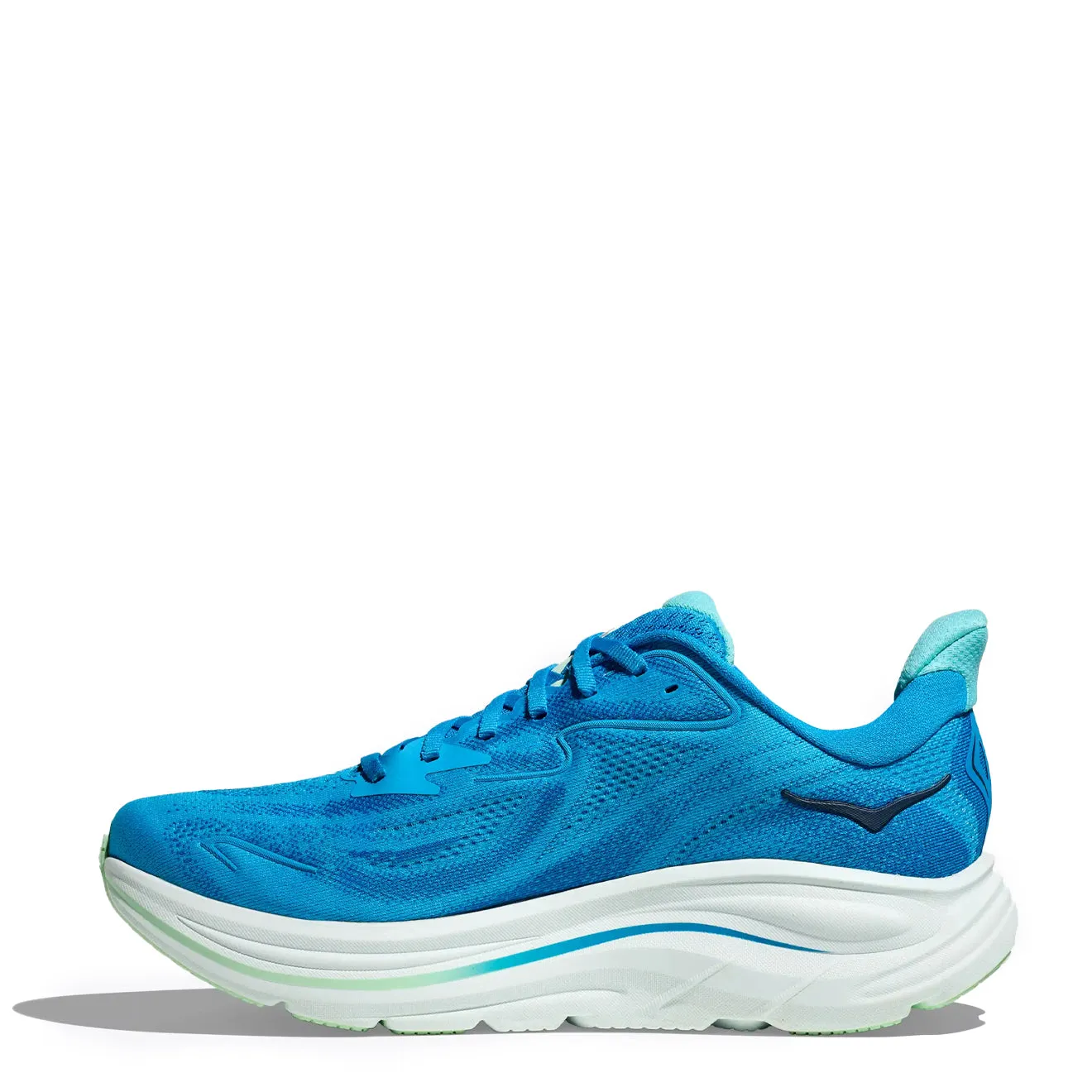 Mix Hue Greek Ease Hoka Clifton 10 Trainer Hoka Blue / Skyward Blue