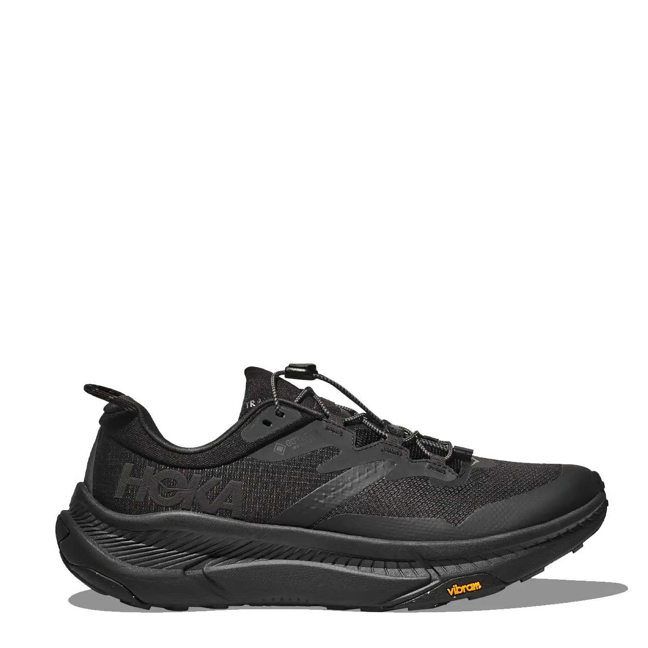 Hoka Transport GTX Trainer Black /Black Slip Resistant All Weather