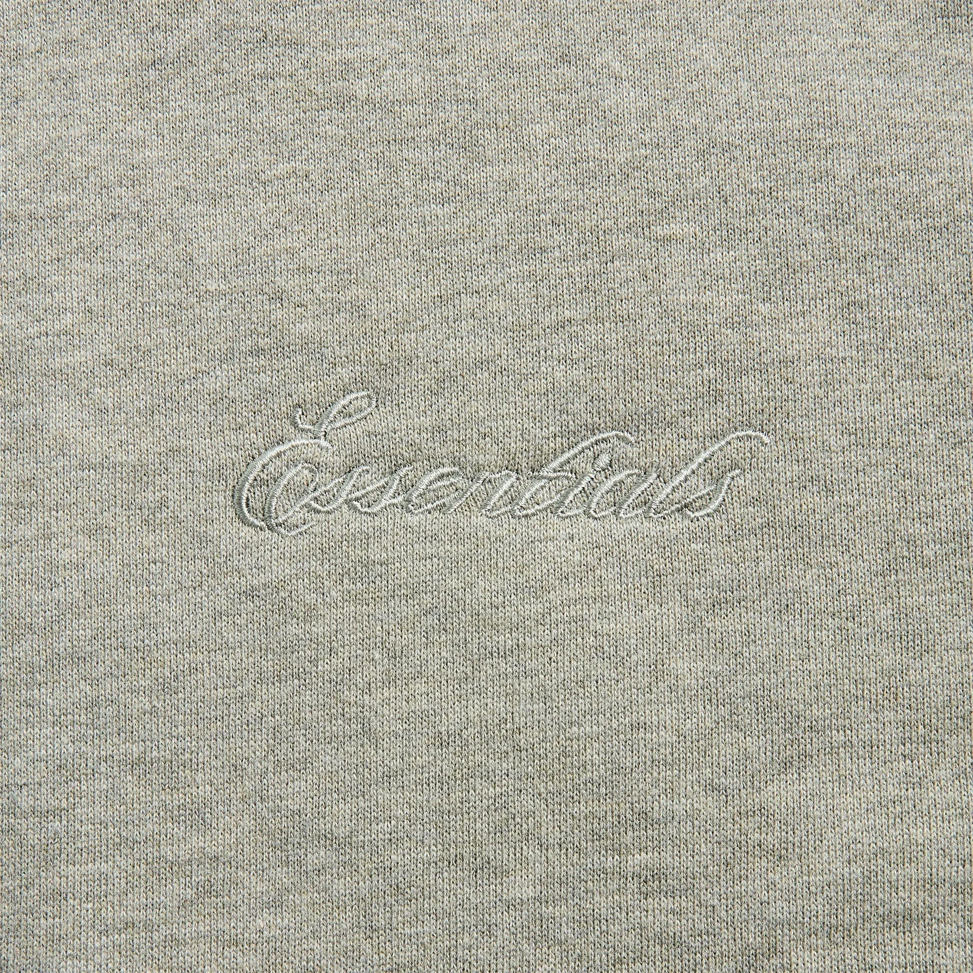 Essentials Modern Fit Fleece Track Jacket - Concrete Heather / Black FlexibleFit