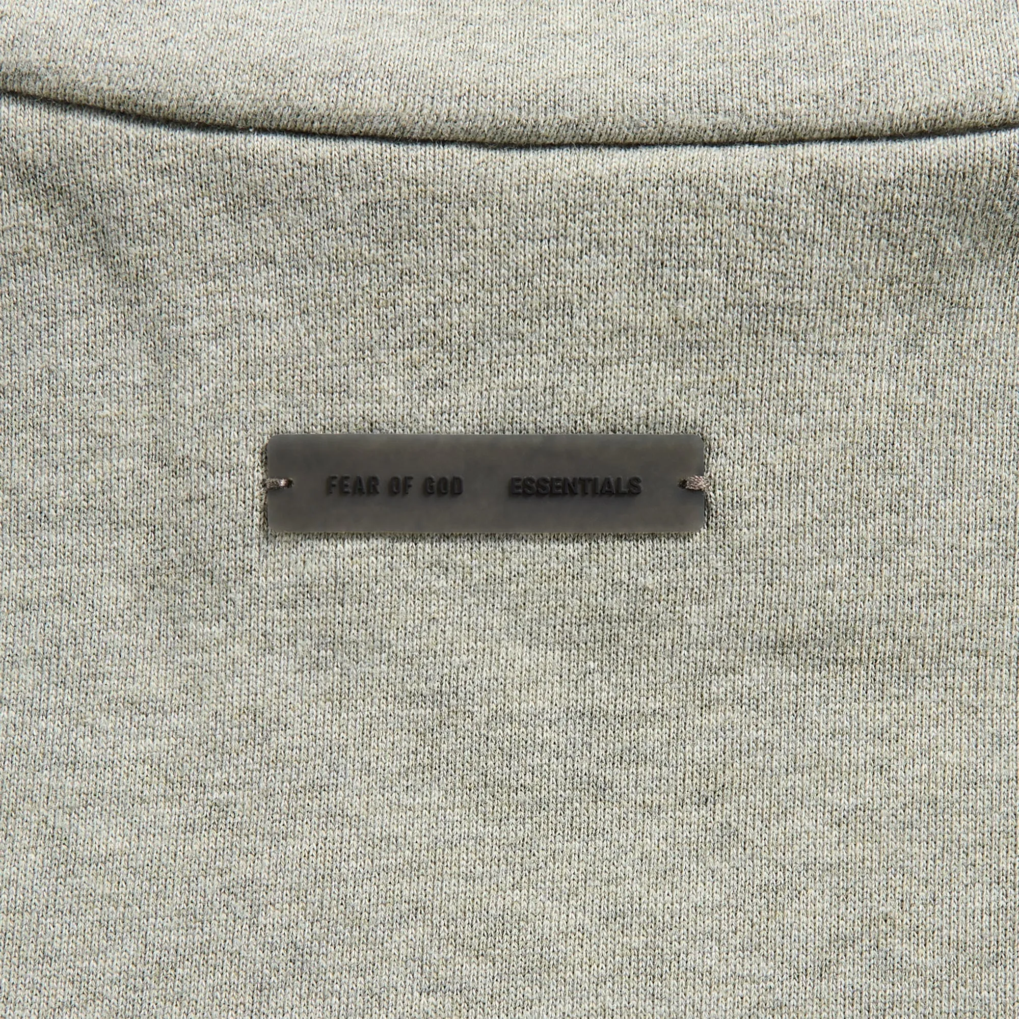 Anti Pill Surface BondedSeams Essentials Modern Fit Fleece Track Jacket - Concrete Heather / Black