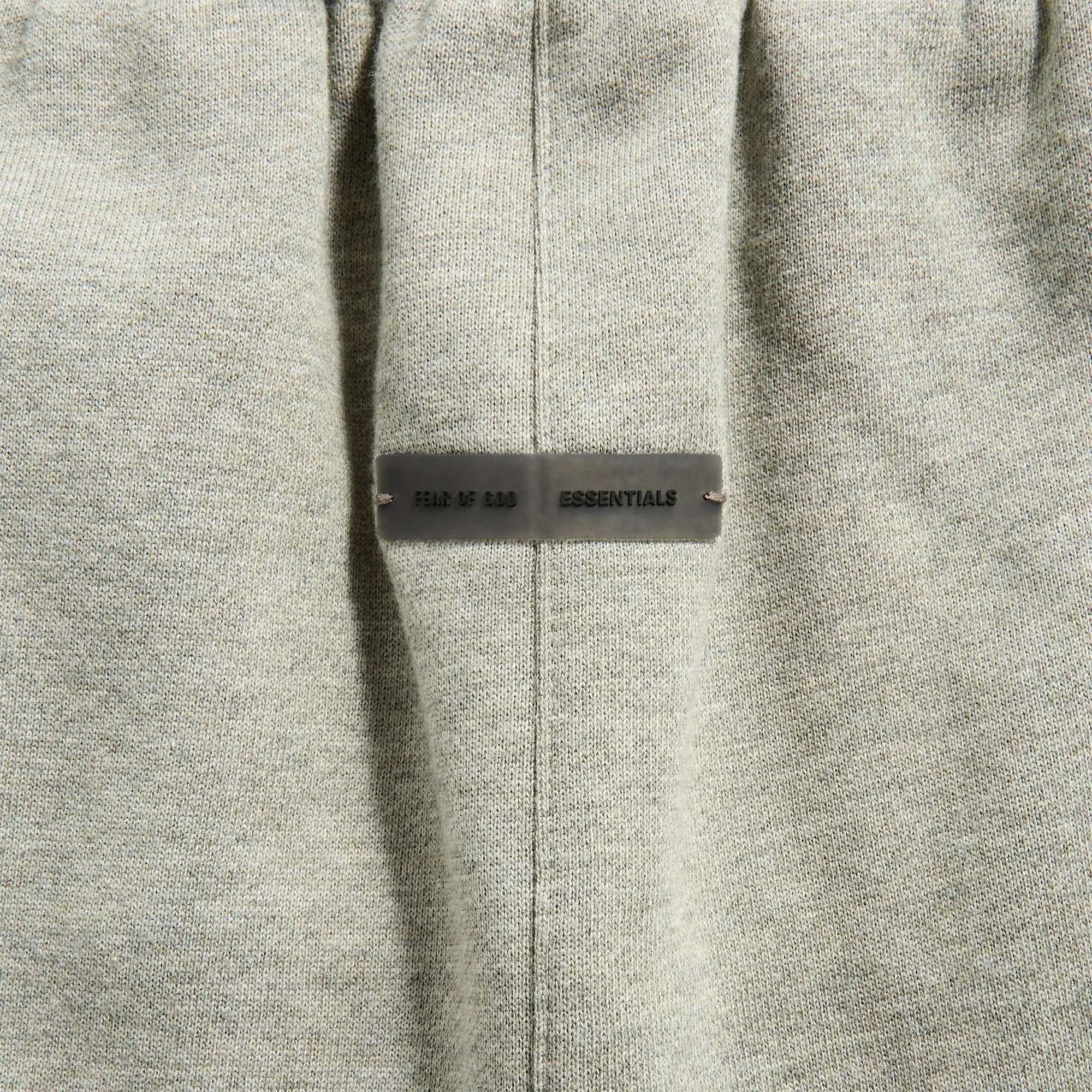 QuickDryTech Softened Hem Essentials Relaxed Fleece Sweatpant With Piping - Concrete Heather / Black