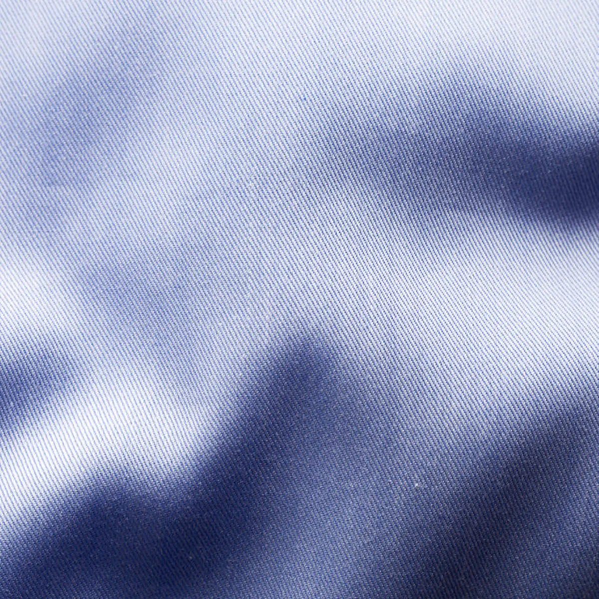 Eton - Contemporary Fit Design Print Trim Shirt in Blue Youthful Vibe Midweight Textile