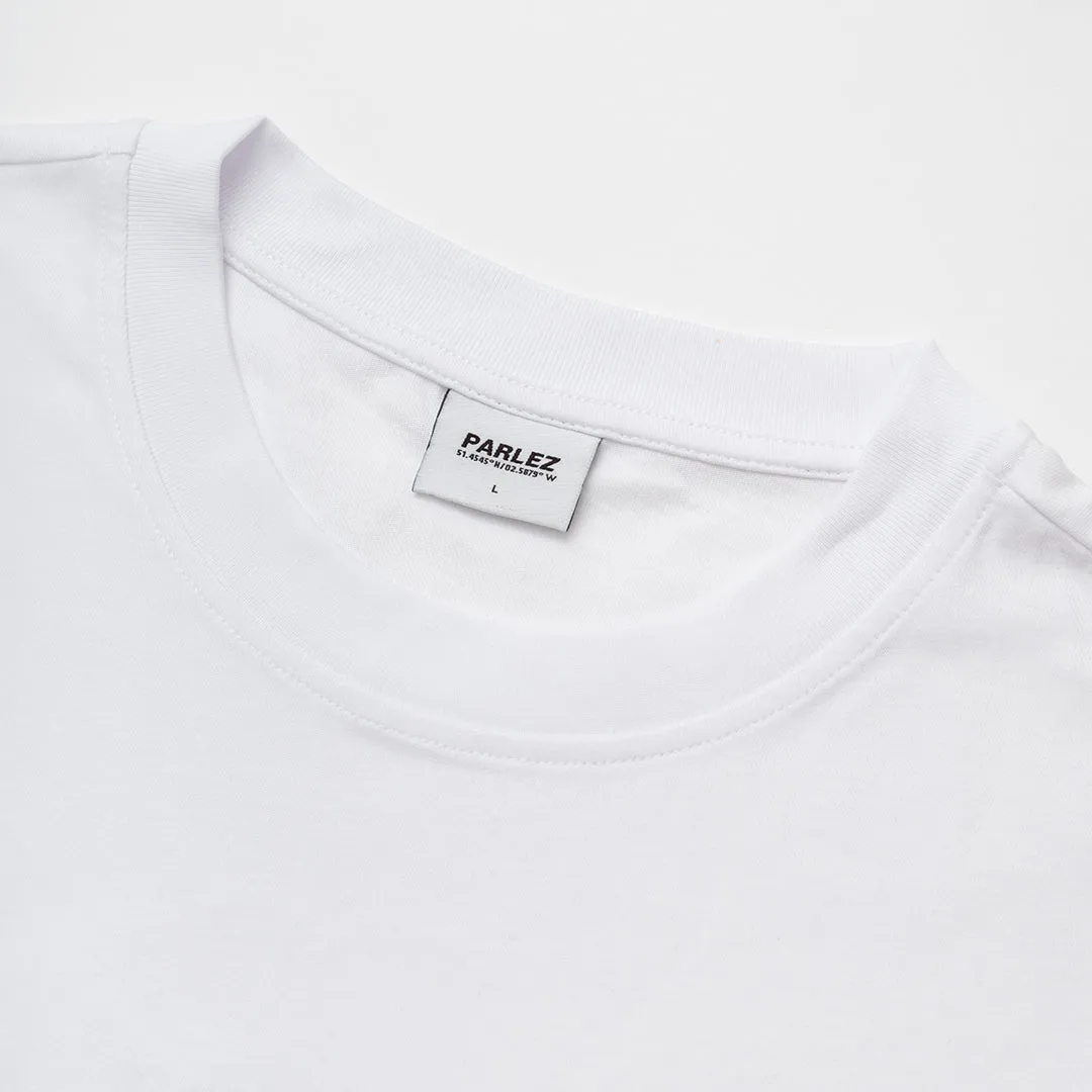 Multi Panel Structure Radar T-Shirt White