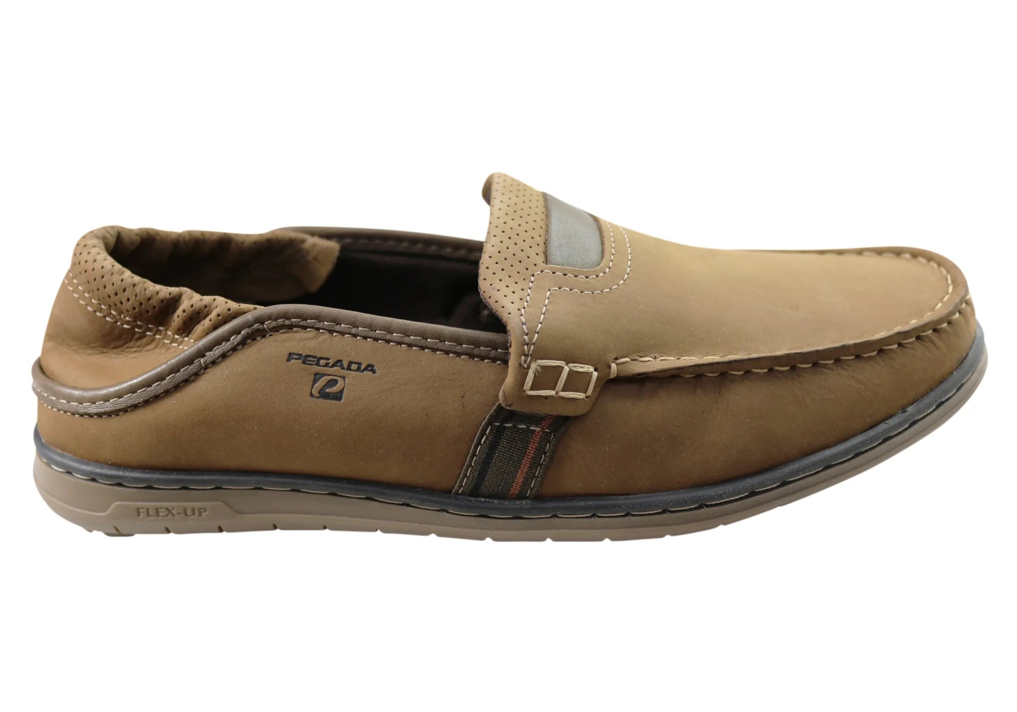 Step Free Stone Path Pegada Bevan Mens Comfortable Leather Loafers Shoes Made In Brazil