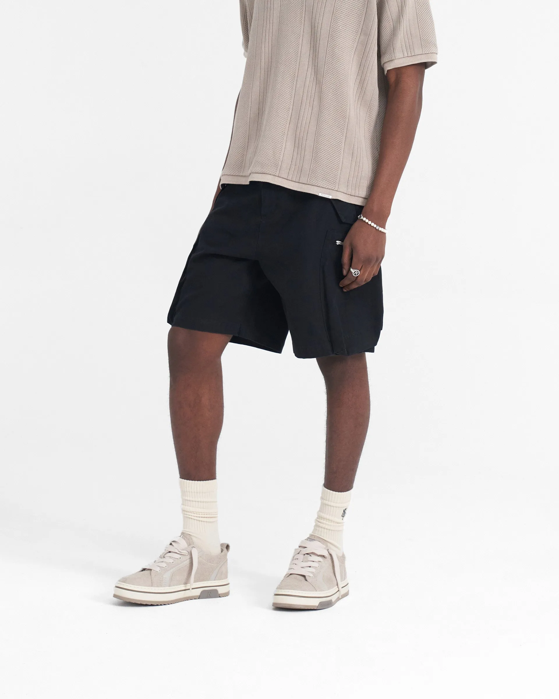 Workshop Short - Black Handmade