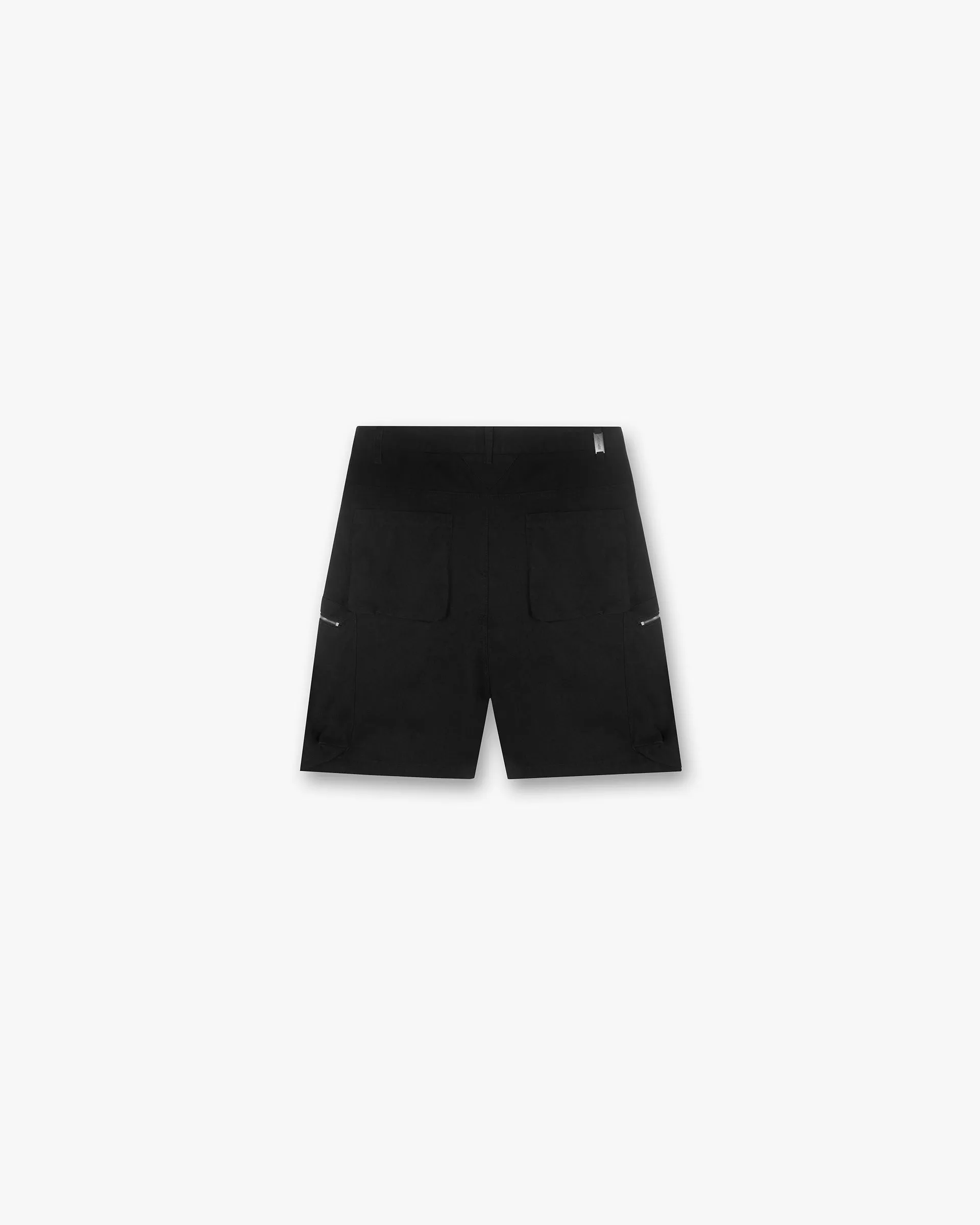 Tactical Attachment Loops Comfortable Waistband Workshop Short - Black