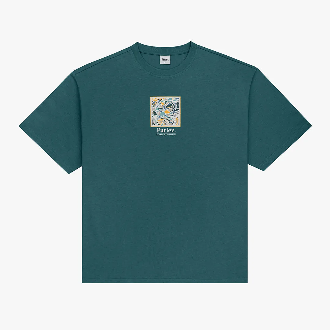 Exemplar Oversized T-Shirt Pacific Green LowImpactDye