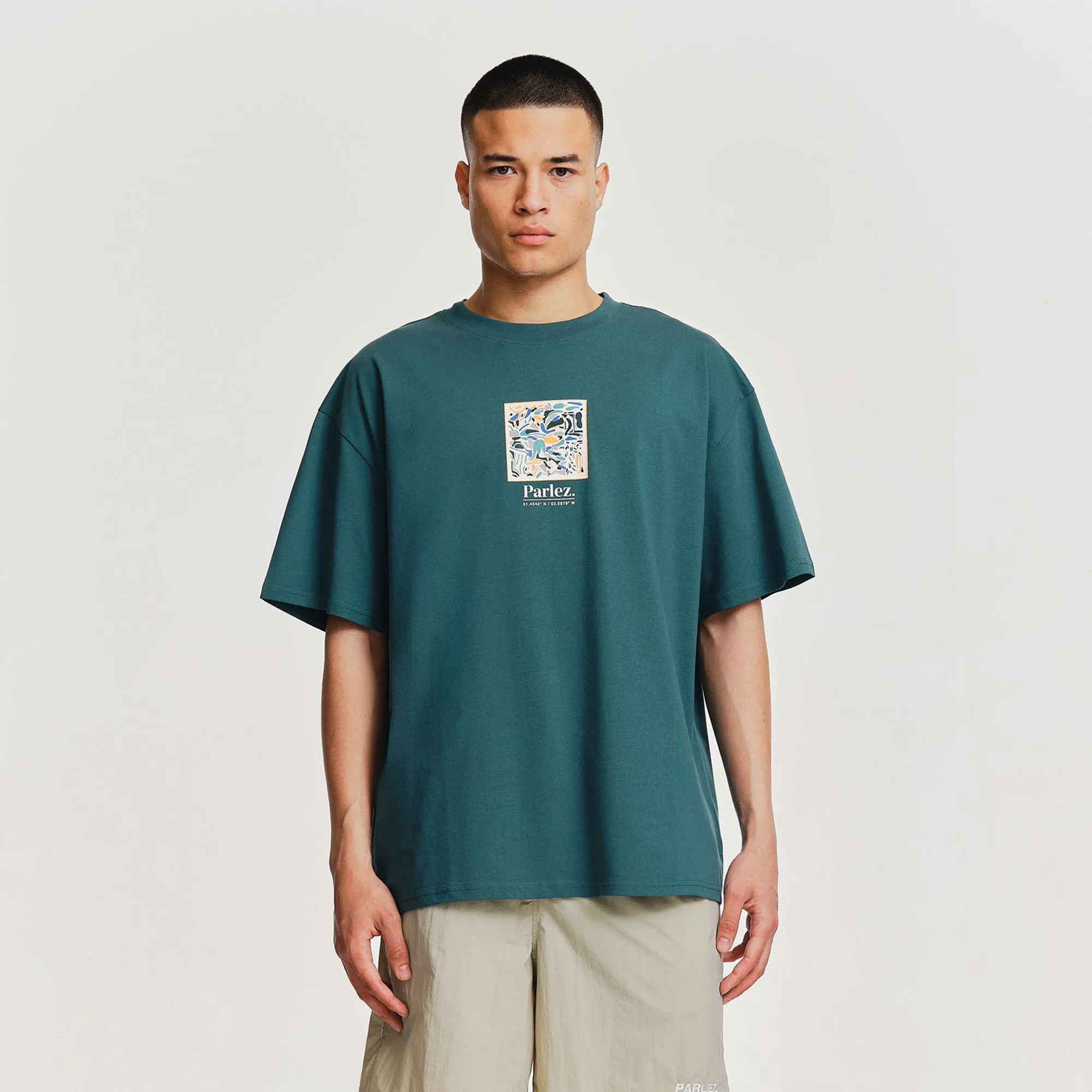 Exemplar Oversized T-Shirt Pacific Green EcoConscious Processing
