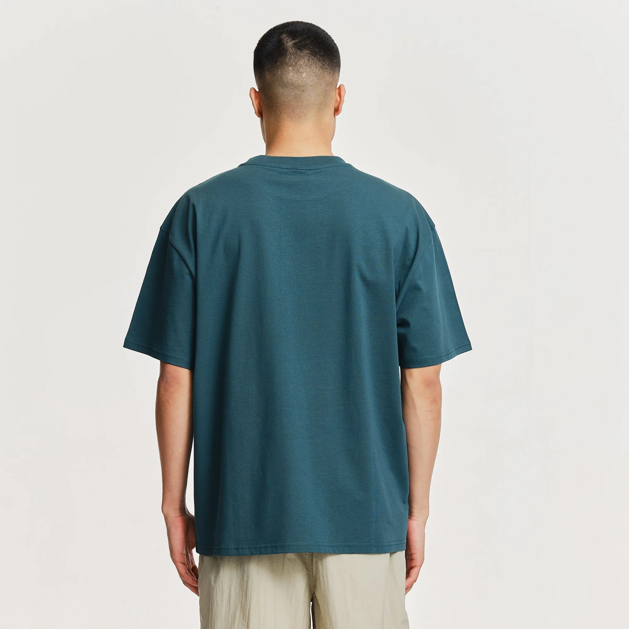 Exemplar Oversized T-Shirt Pacific Green Active Design Bold Design