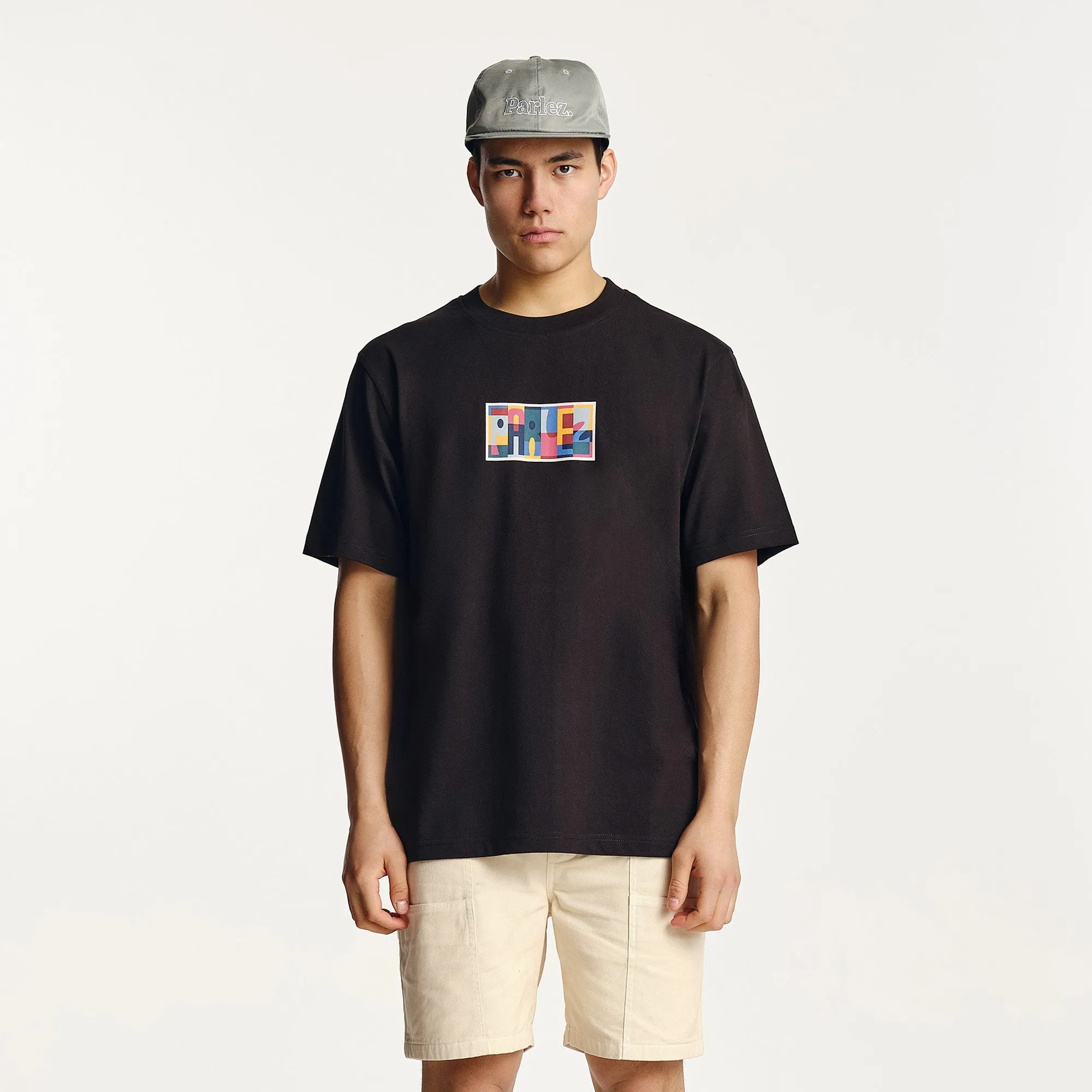 Minimal Look Cozy Layer Fit Fallon T-Shirt Black