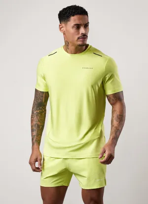 athletic style Gym King Fusion Hybrid Tee - Sherbet Lime