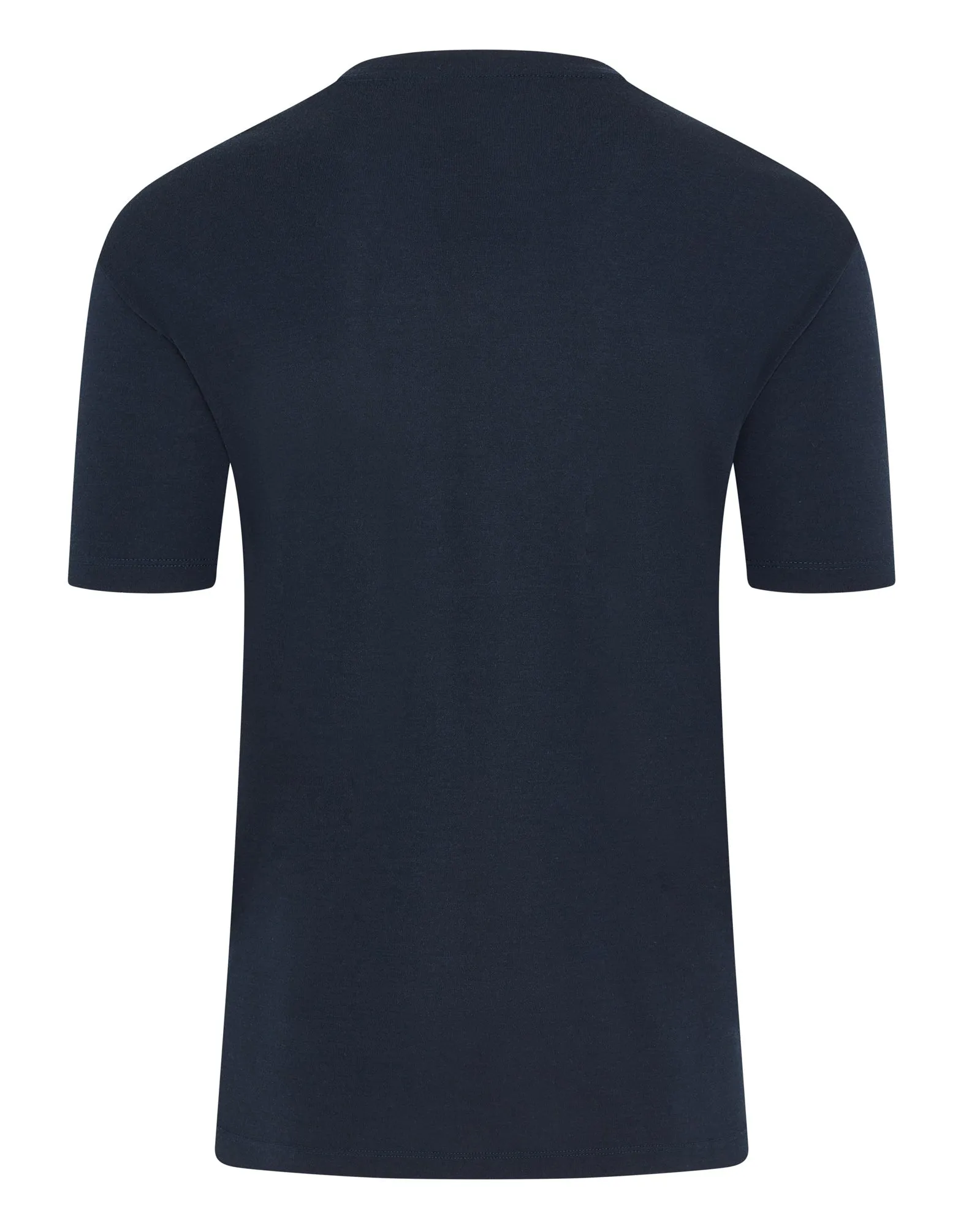 Effortless Comfort Timeless Appeal Paul & Shark Typhoon Cotton & Silk Interlock Pocket Short Sleeve T-shirt (BLUE)
