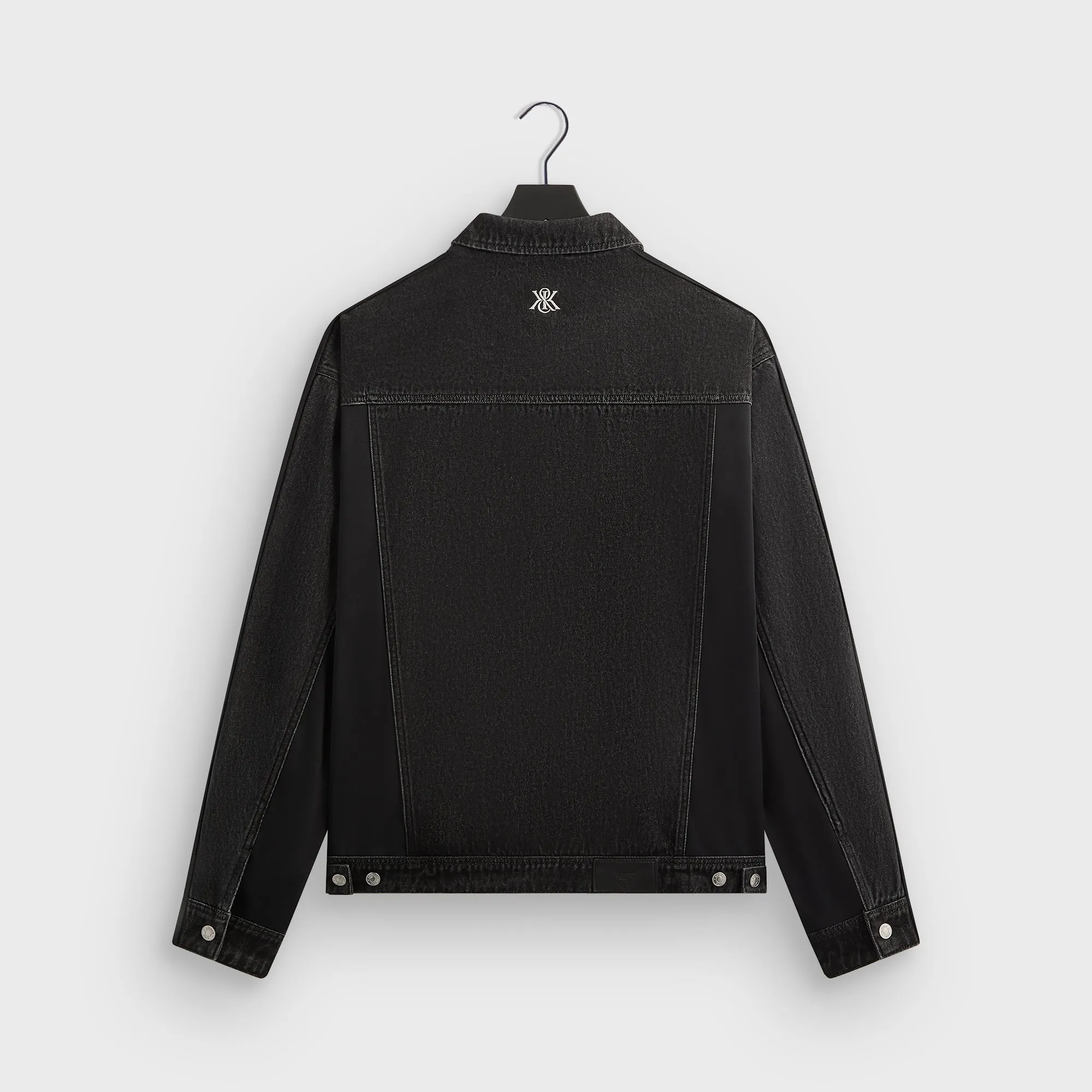 Daily Commute Wear Clean Outer Kith for adidas Football Denim Jacket - Black