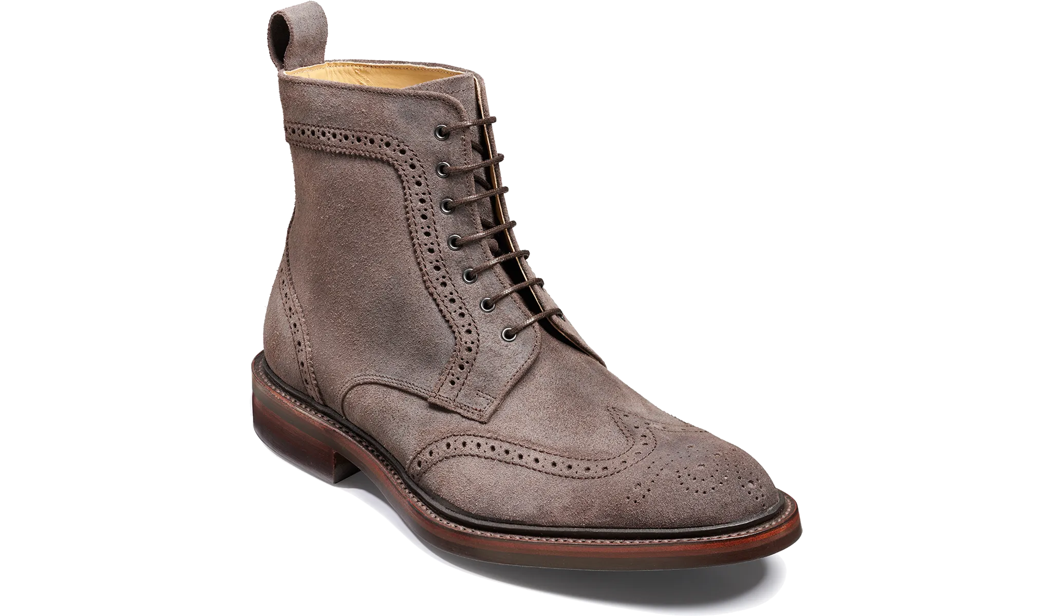 Calder - Grey Suede Staff Style