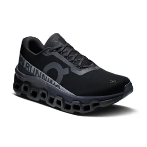 Men's Cloudmonster 2 Black/Black Heel Lock Technology Non Chafing Tongue
