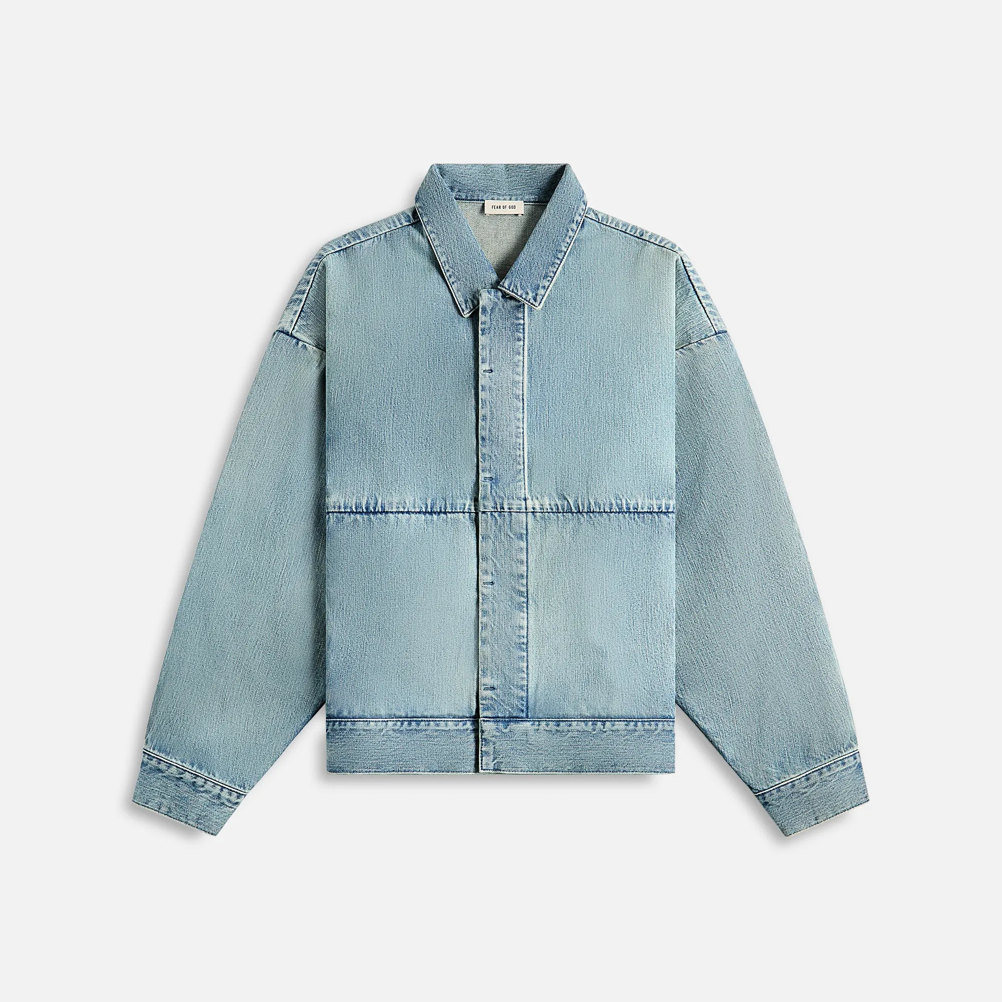 Convertible Style Hypoallergenic Padding Fear of God Denim Trucker Jacket - Indigo 2