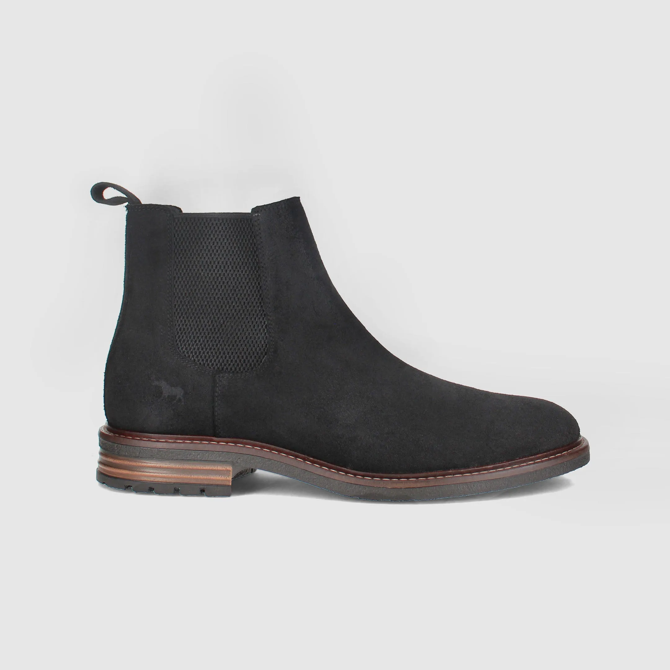 Anti Slip Sole Quick Lace System Grand Chelsea Boots Black