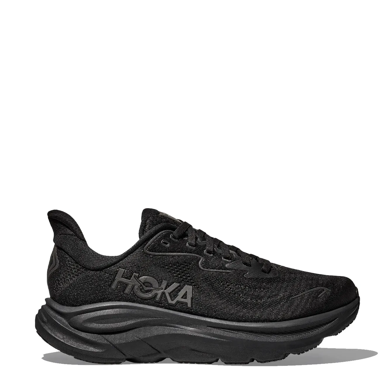 Soft Collar Lining Hoka Clifton 10 Trainer Black / Black