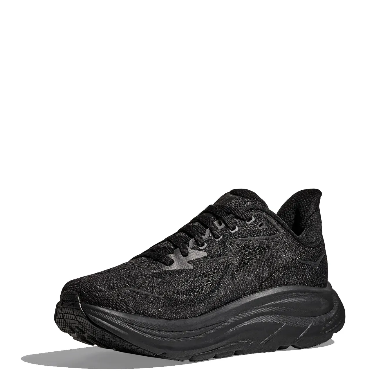 Trail Ease Gel Soft Hoka Clifton 10 Trainer Black / Black