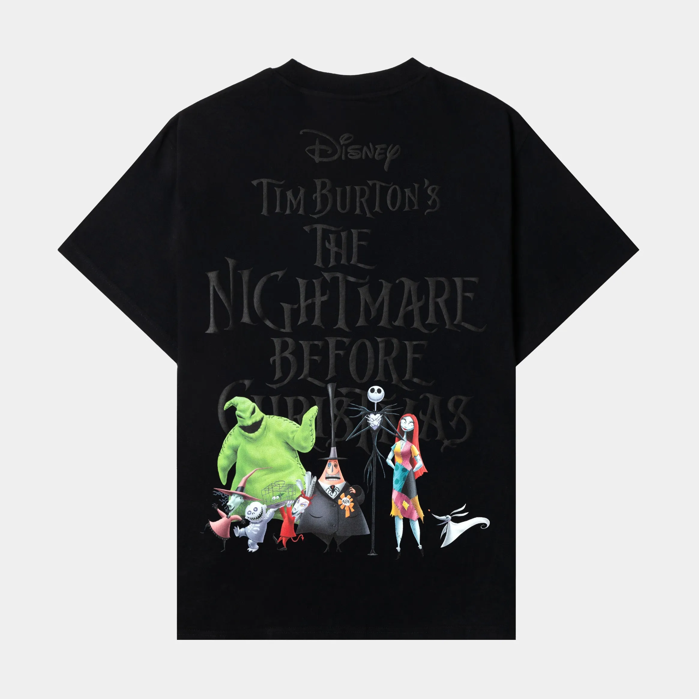 Cozy Fit Design The Nightmare Before Christmas By Shoe Palace Jack And Sally Mens Short Sleeve Shirt (Black/Multi)