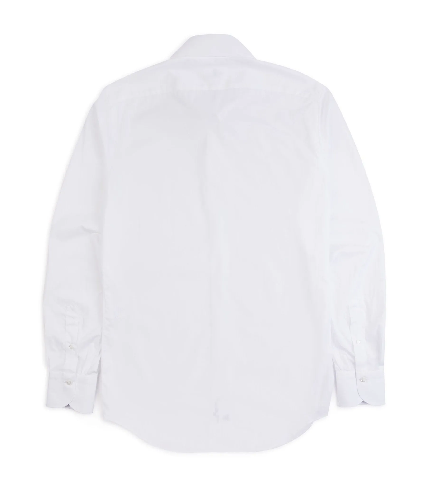 Night Out Holiday Gift Finamore Milano Eduardo 170 Giza Cotton Formal Shirt: White