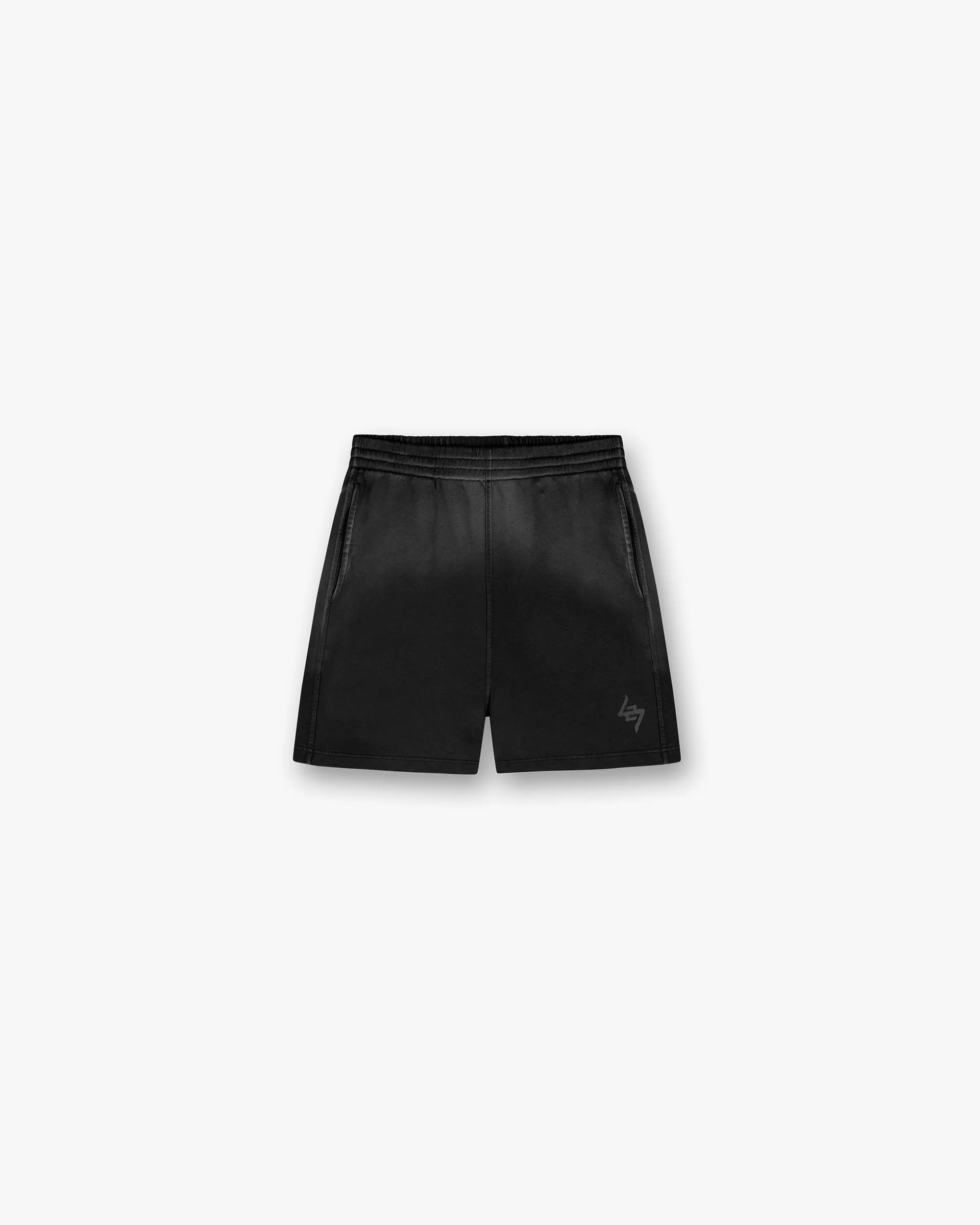 247 Motion Shorts - Aged Black Flexible Fabric Regular Fit