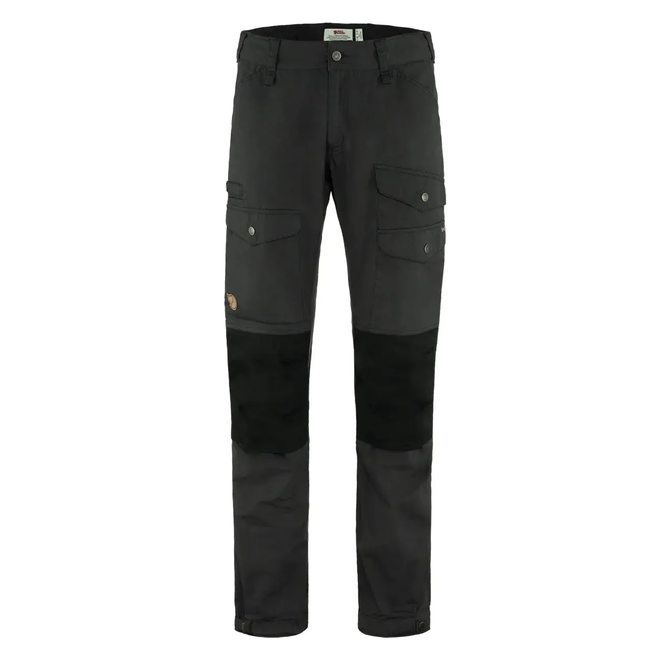 Light Fit Wear Recycled Polyester Blend Fjallraven Vidda Pro Ventilated Regular Leg Trouser Dark Grey / Black