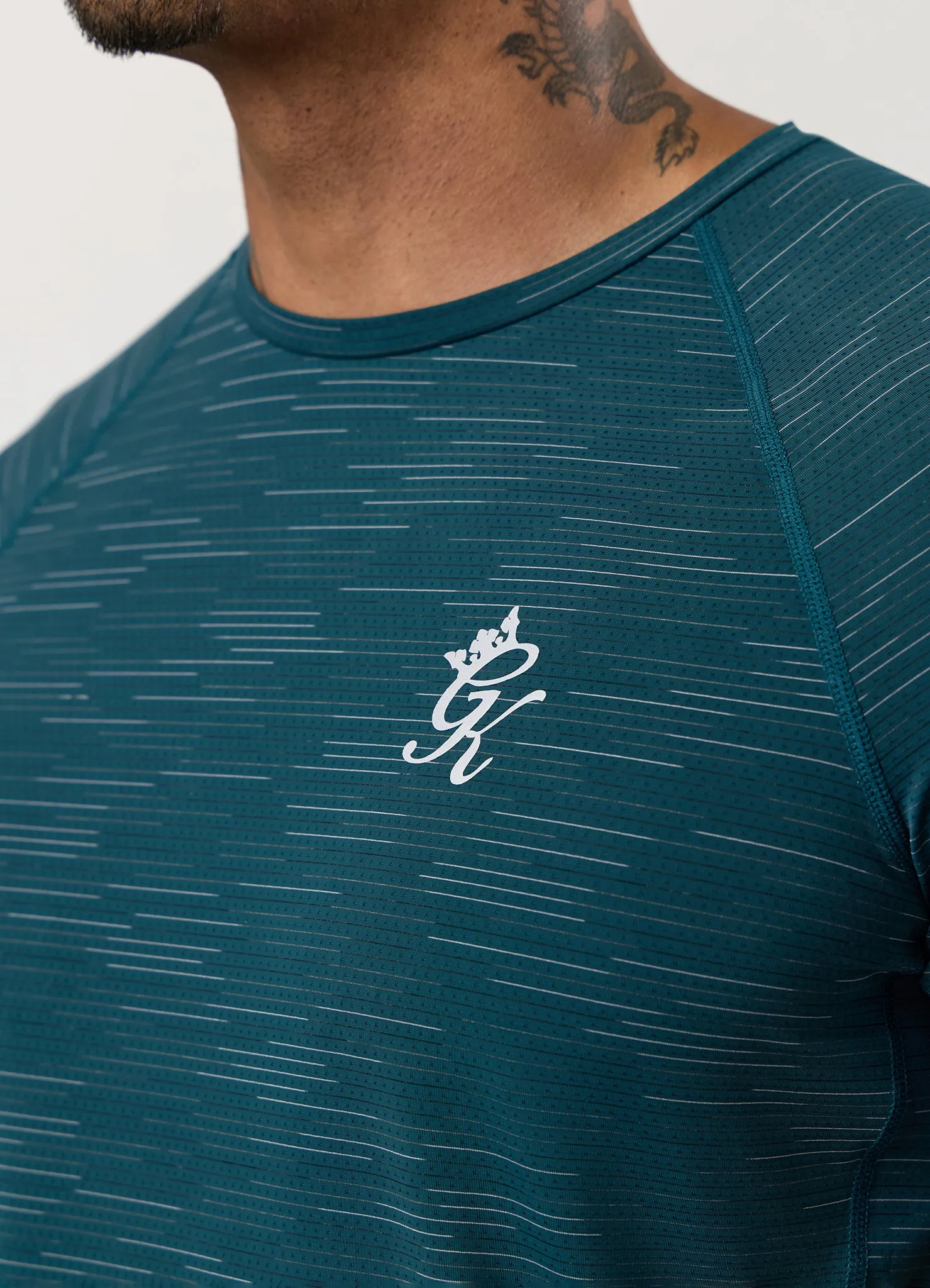 Gym King Energy Grindle Tee - Dark Teal Grindle Active Comfort