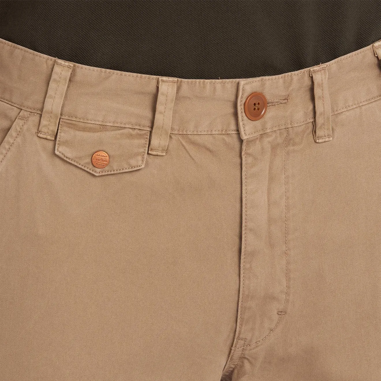 Barbour Neuston Twill Trousers Stone Layer-Friendly Fit Active Comfort Wear