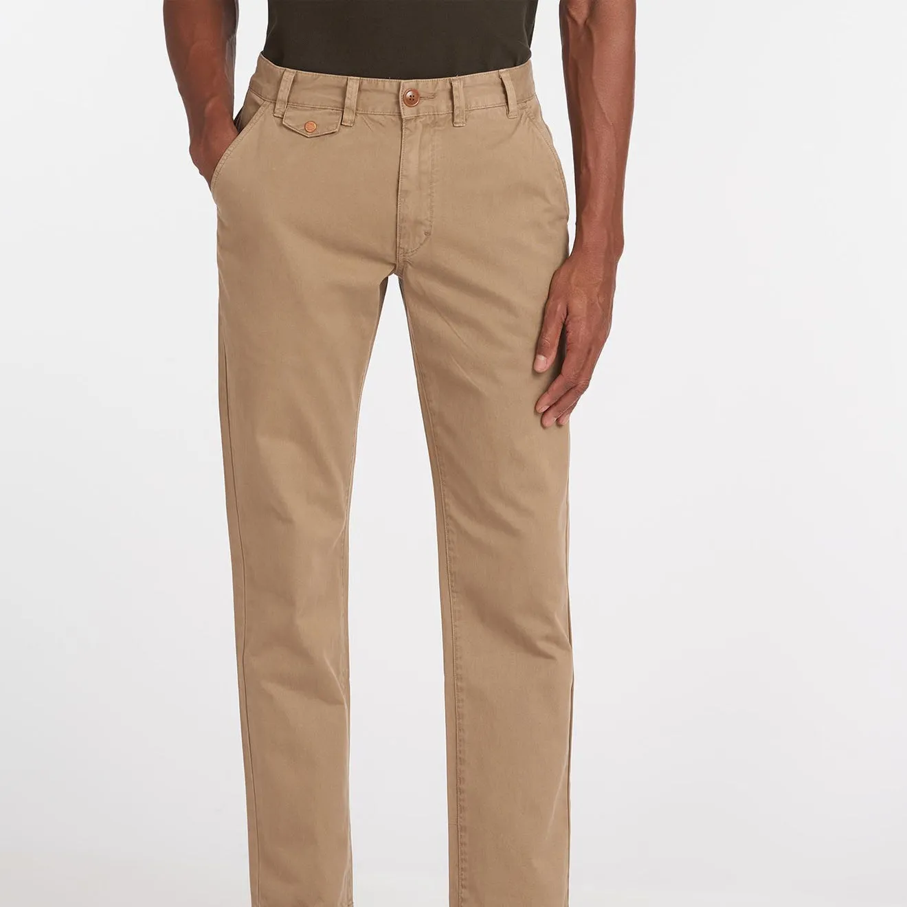 Barbour Neuston Twill Trousers Stone No Irritation Seams