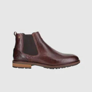Flip Chelsea Boots Brown Daily Comfort Noise Reducing Heel