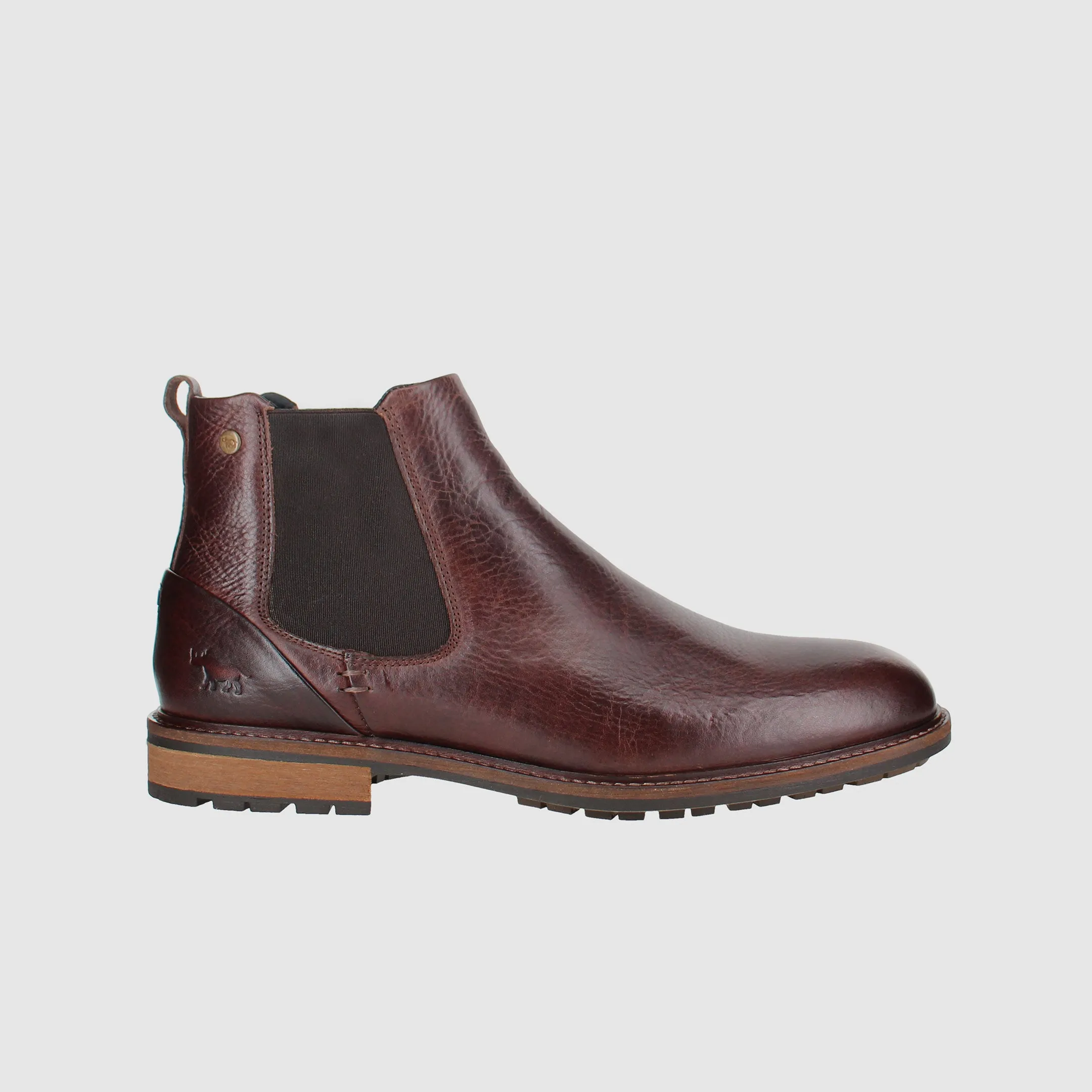 Flip Chelsea Boots Brown Daily Comfort Noise Reducing Heel