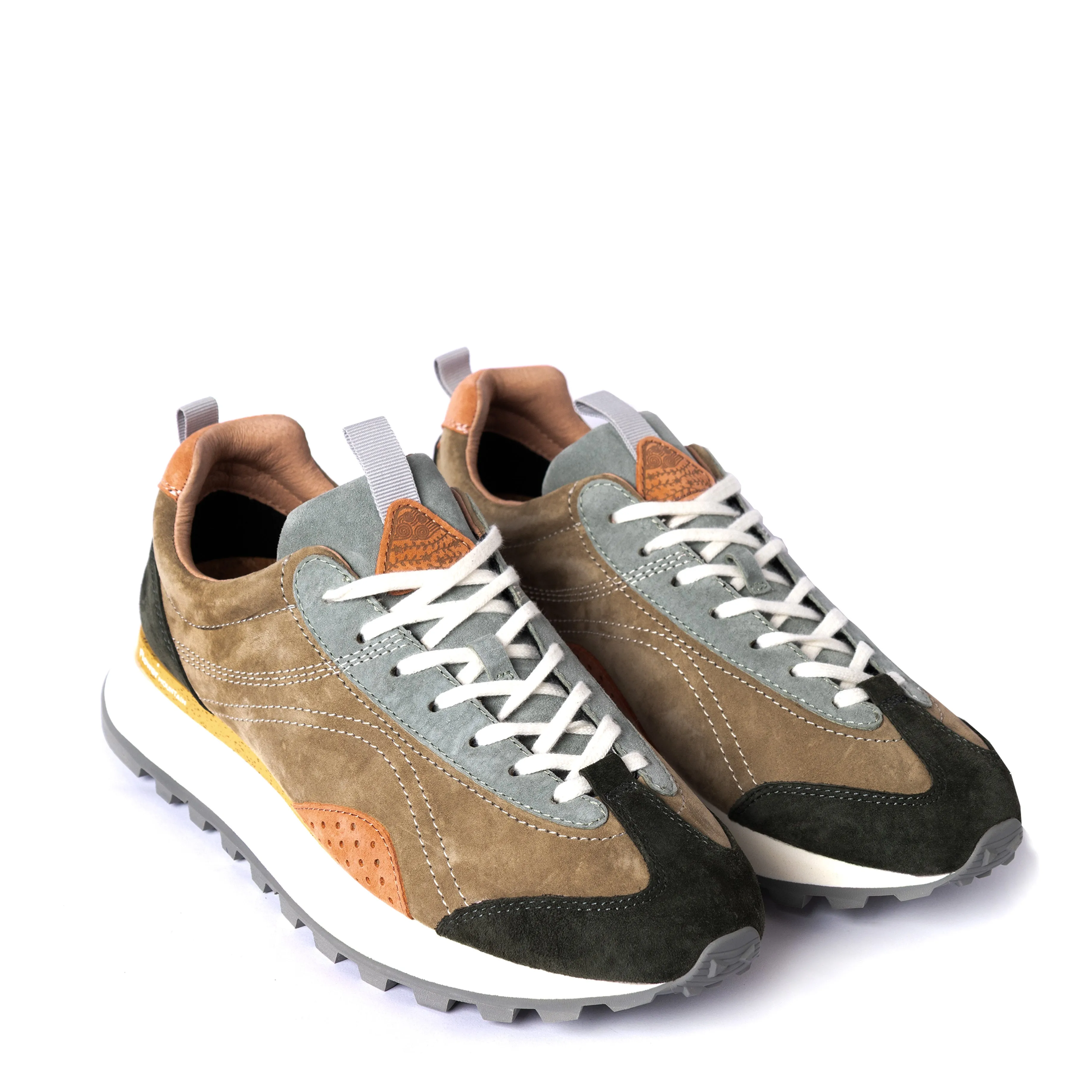 Flower Mountain New Asuka Uni Militare / Grey / Light Green Dream Walk Fashionable