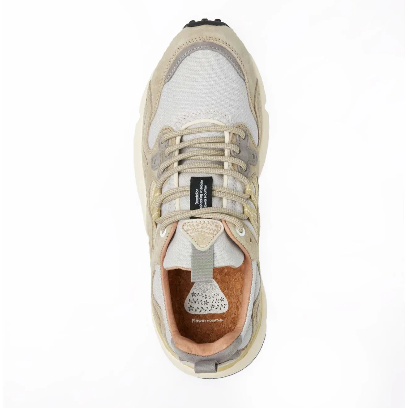 Flower Mountain Yamano 3 Uni Trainer Brown / Taupe Stone Glam