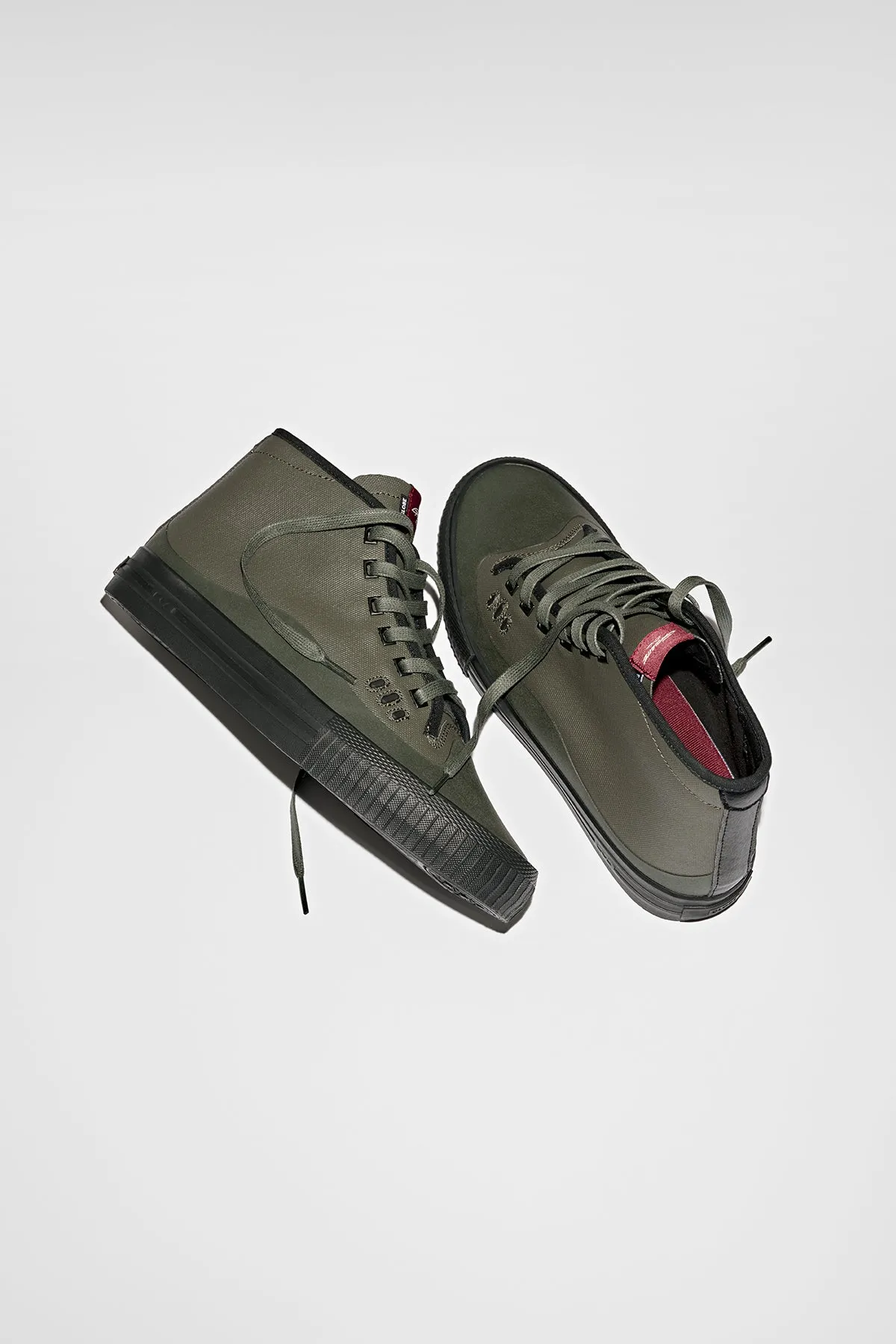 Easy Ride Skater Chic Gillette Mid - Dark Olive/Black - Skate Shoes
