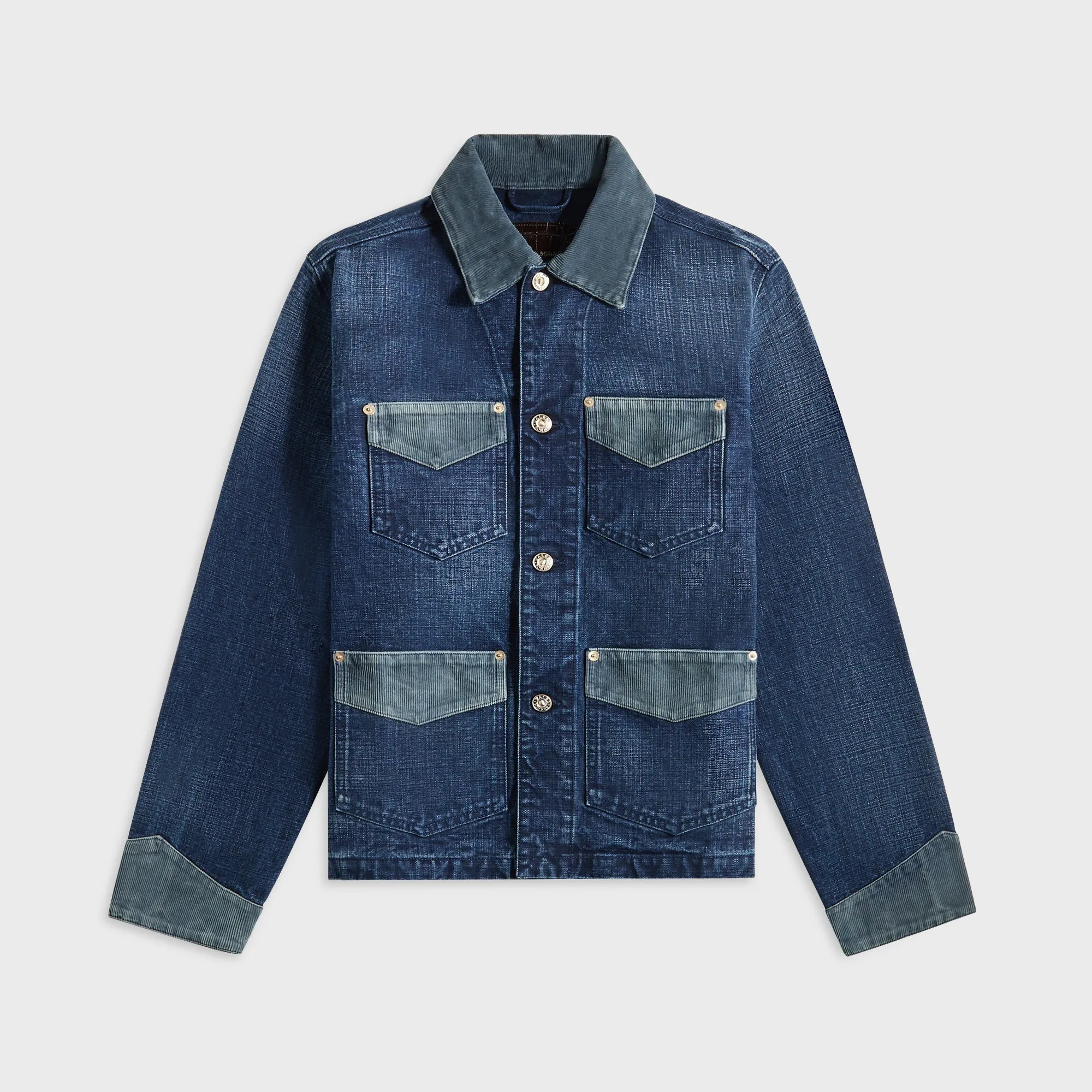 Micro Perforated Panels FlexFoldPackaging Wales Bonner Sierra Canvas Jacket - Indigo