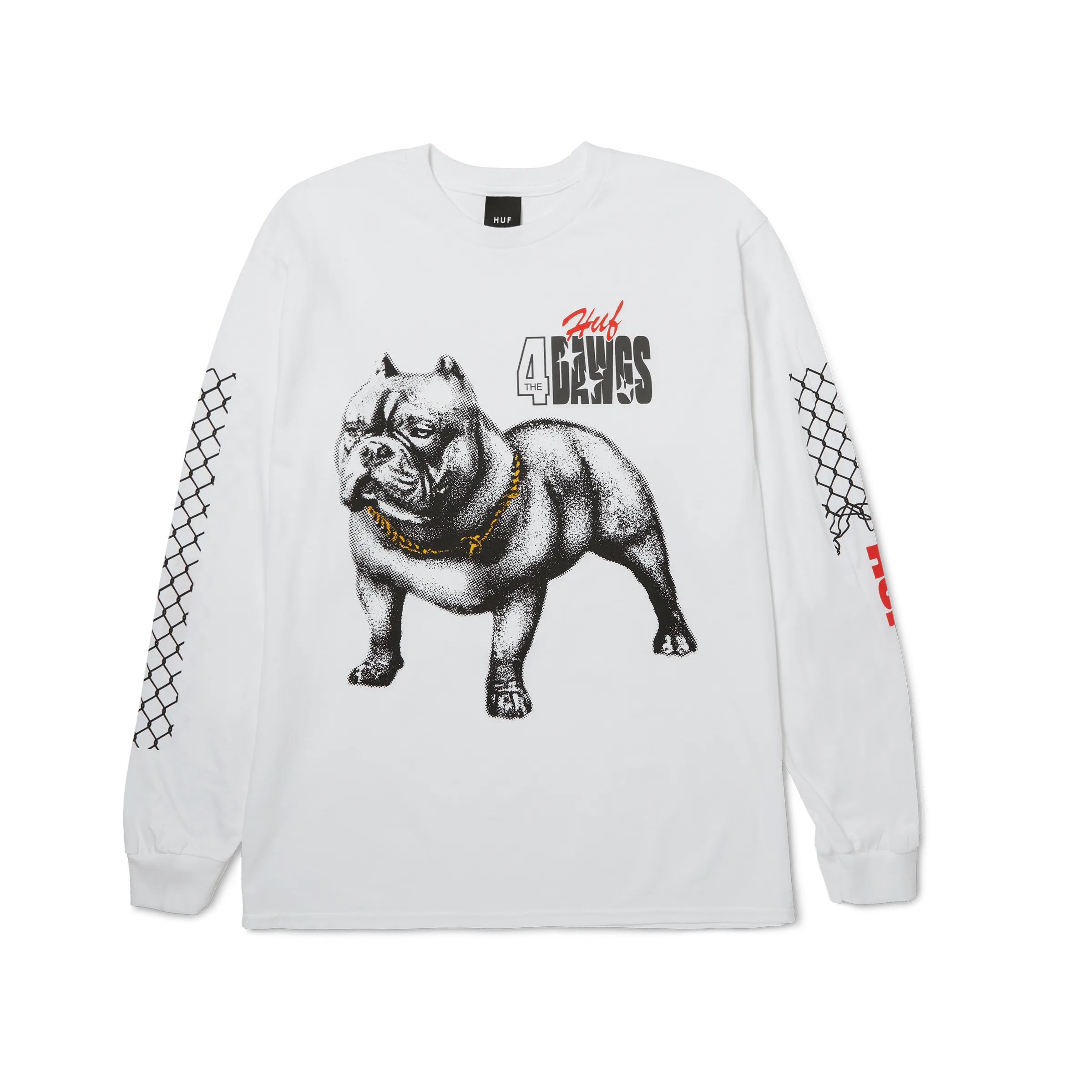 4 The Dawgs Long Sleeve T-Shirt Reinforced Neckline