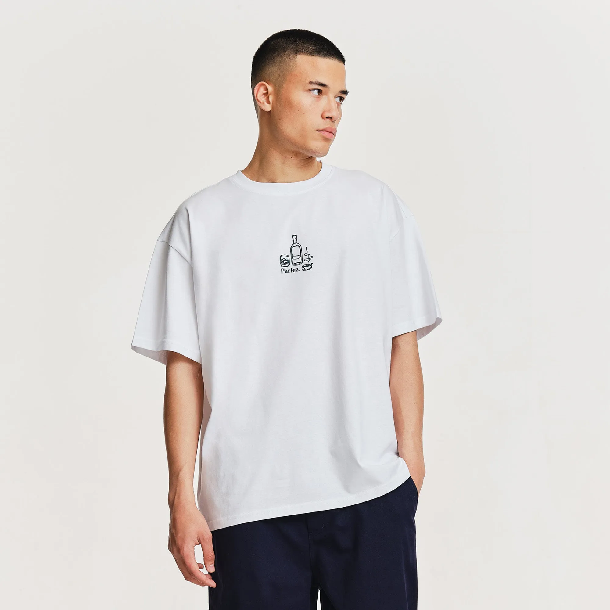 Fumo Oversized T-Shirt White Beach relaxation