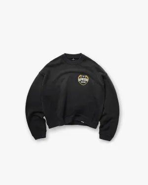 Snug Wear Angel Border Sweater - Stained Black