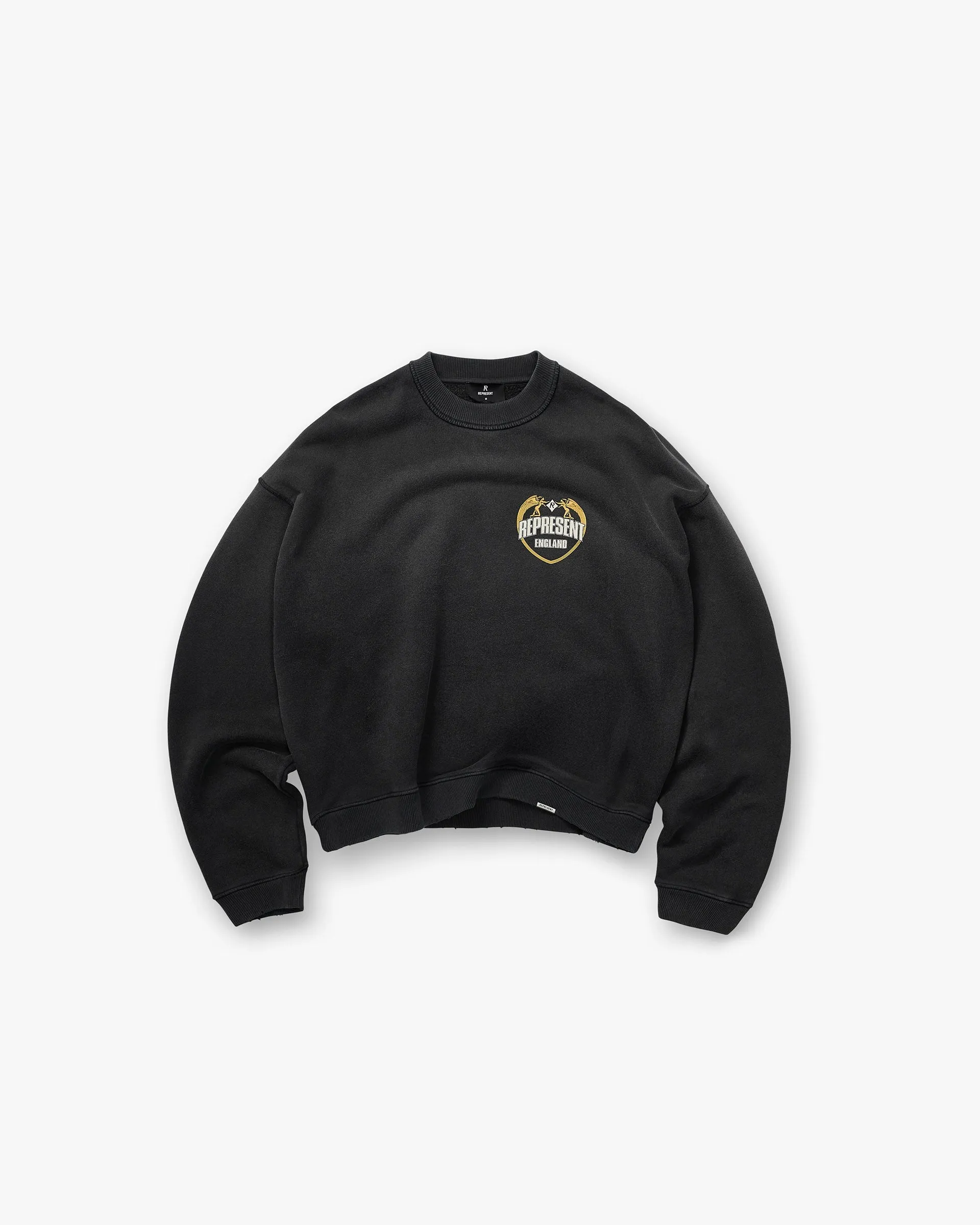 Snug Wear Angel Border Sweater - Stained Black