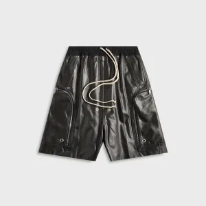 Rick Owens Pelle Bauhaus Bella Short - Black sports accessory Non Restrictive Cut
