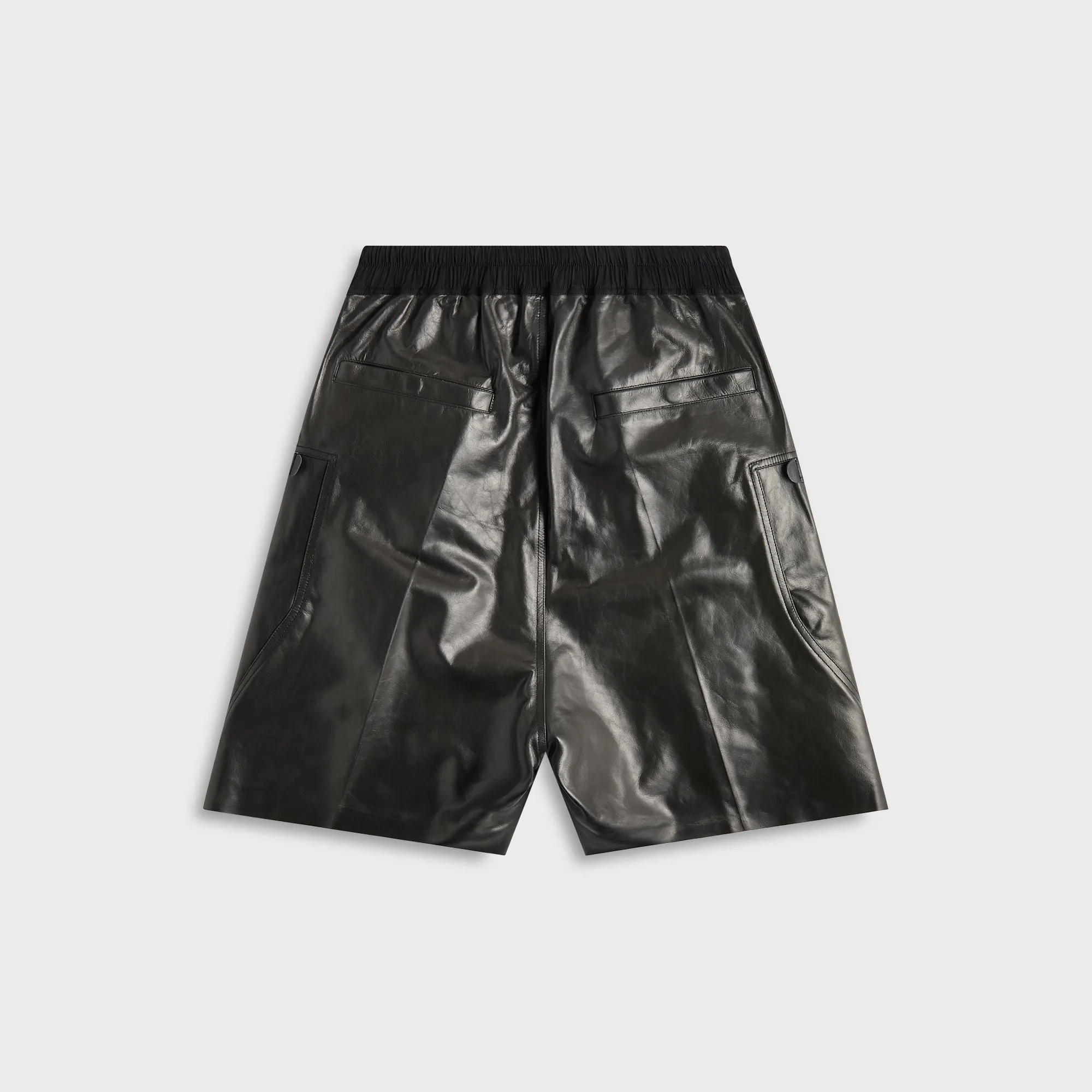 Durable Material EcoFriendlyMaterials Rick Owens Pelle Bauhaus Bella Short - Black